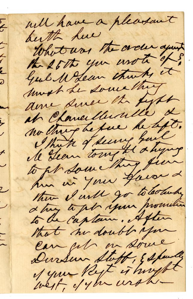 Page 3 of Joseph Glass Monfort letter to Elias dated June 3, 1863